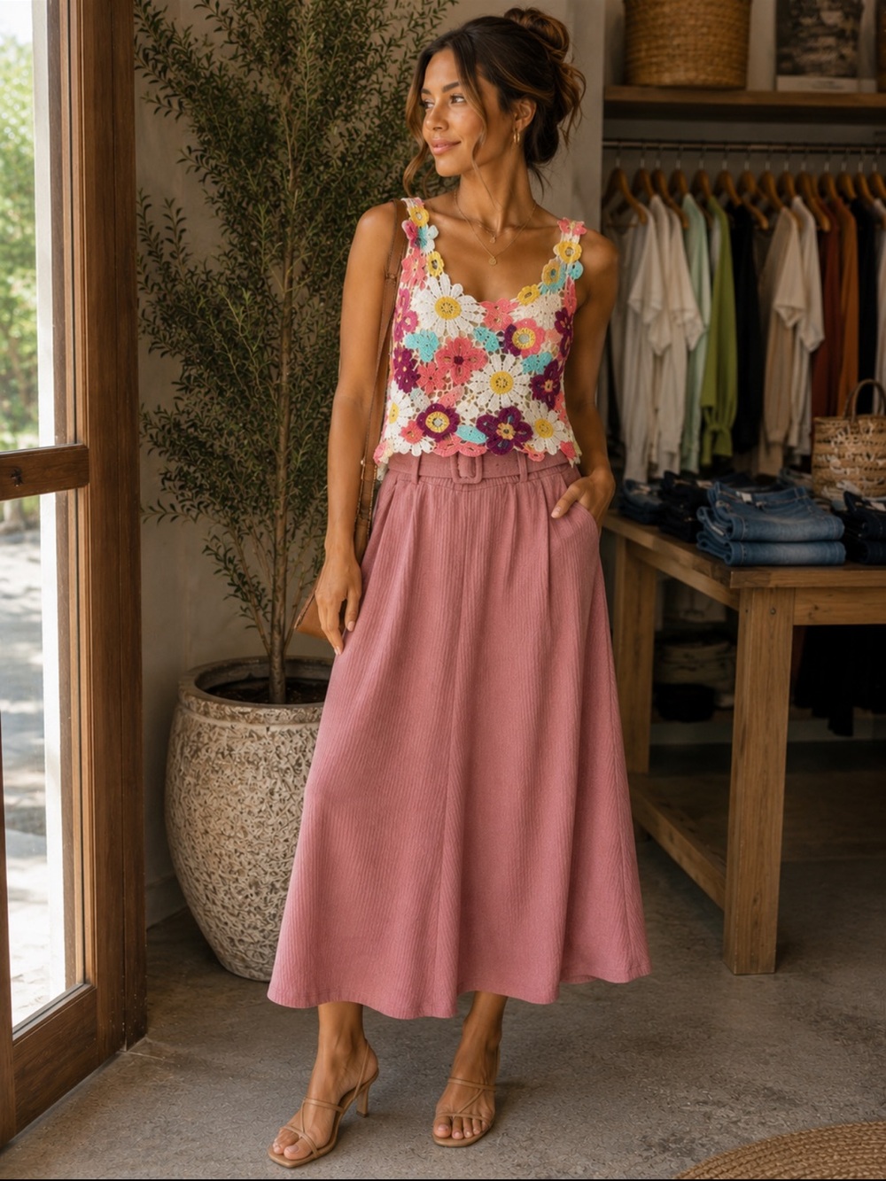 MADE IN ITALY 🇮🇹 Pleated Women's Skirt